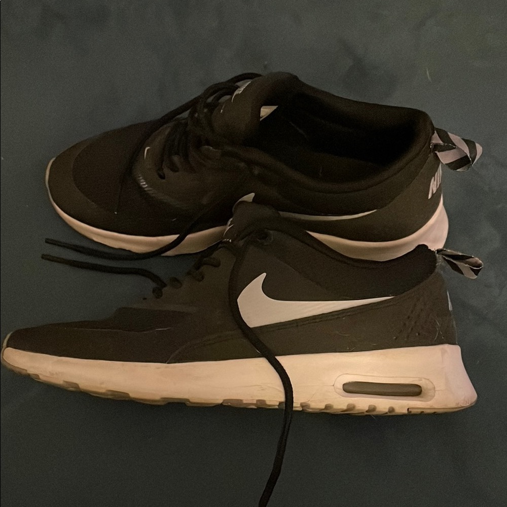 Nike Black and White Air Max Sneakers